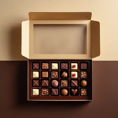 Chocolate Box Inserts shown at an angle that reveals the depth of the pack