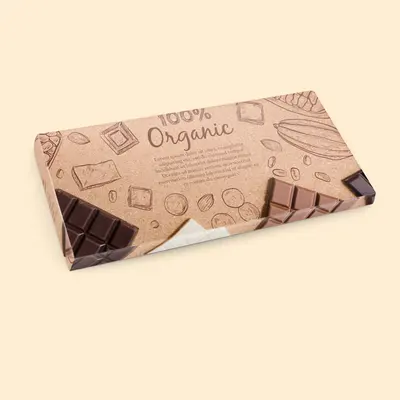 Chocolate Boxes photographed from a second angle showing the side panel