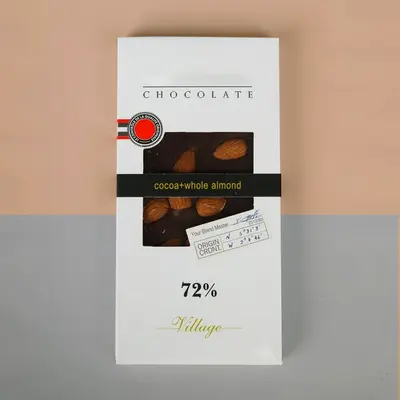 Chocolate Sleeves photographed from a second angle showing the side panel