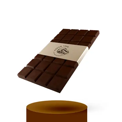 Chocolate Sleeves displayed with the closure detail visible