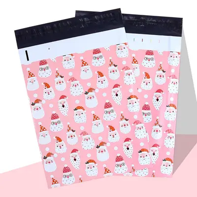 Christmas Mailers presented alongside its printed surface detail