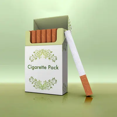 Cigarette Boxes displayed with the closure detail visible