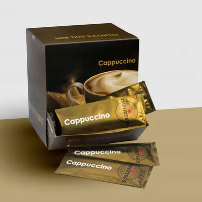Coffee Boxes presented alongside its printed surface detail