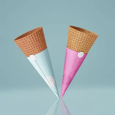 Cone Sleeves shown at an angle that reveals the depth of the pack