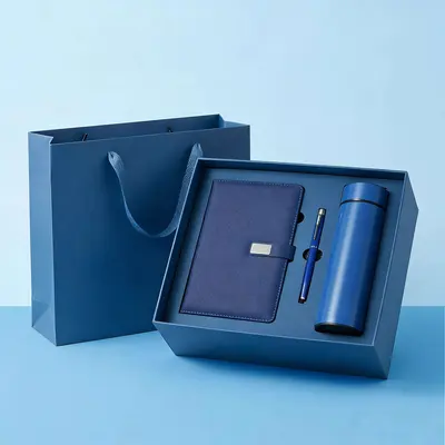 Corporate Gift Boxes photographed from a second angle showing the side panel