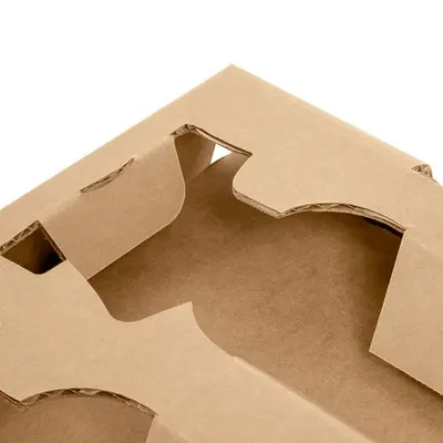 Corrugated Packaging Inserts shown as a finished custom-printed pack