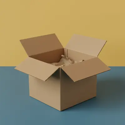 Corrugated Shipping Boxes shown as a finished custom-printed pack