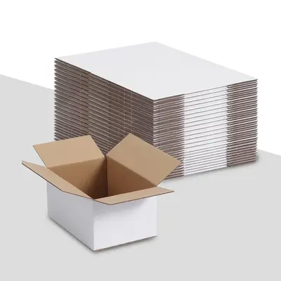 Corrugated Shipping Boxes photographed from a second angle showing the side panel