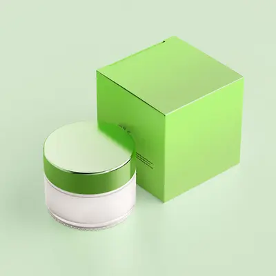 Cosmetic Boxes shown at an angle that reveals the depth of the pack