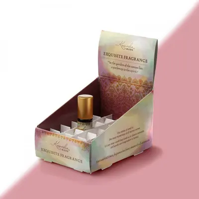 Cosmetic Display Boxes displayed with the closure detail visible