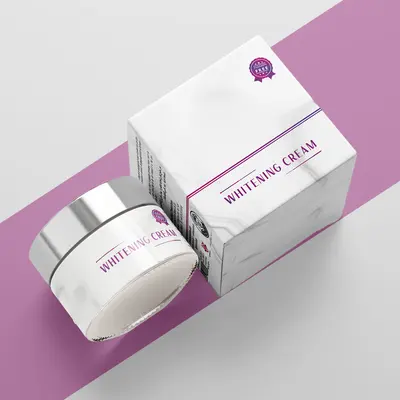 Cream Boxes displayed with the closure detail visible