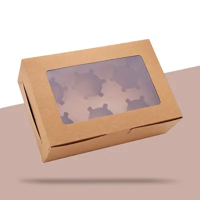 Cupcake Boxes displayed with the closure detail visible