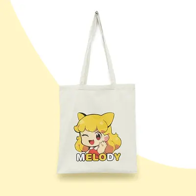 Custom Canvas Tote Bags displayed with the closure detail visible