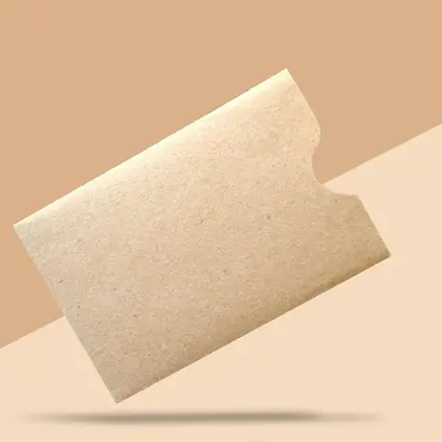 Custom Card Sleeves displayed with the closure detail visible