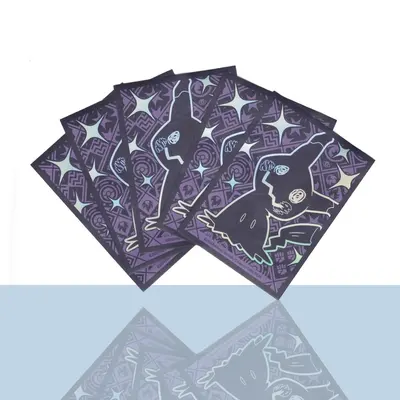 Custom Card Sleeves presented alongside its printed surface detail