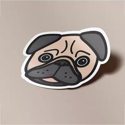 Custom Ink Stickers shown as a finished custom-printed pack