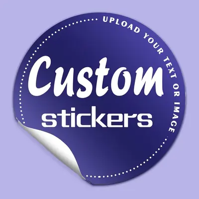 Custom Ink Stickers displayed with the closure detail visible