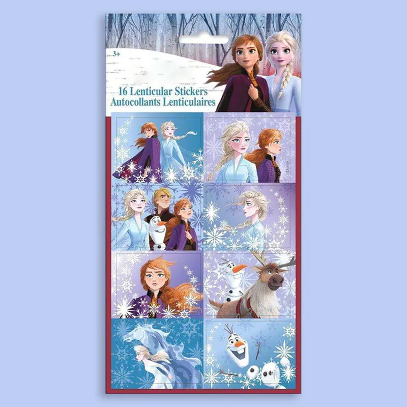 Custom Lenticular Stickers produced as custom stickers