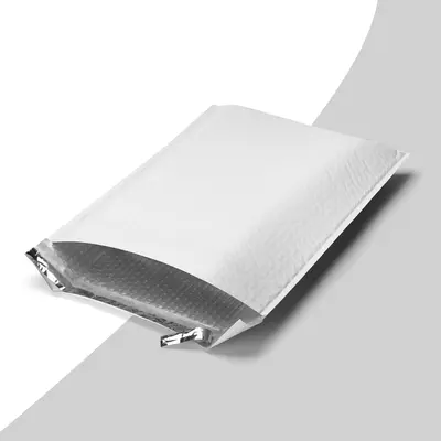 Custom Poly Mailers captured to show scale and proportion