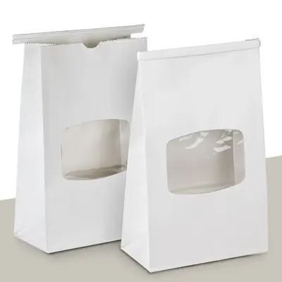 Custom Printed Tin Tie Bags photographed from a second angle showing the side panel