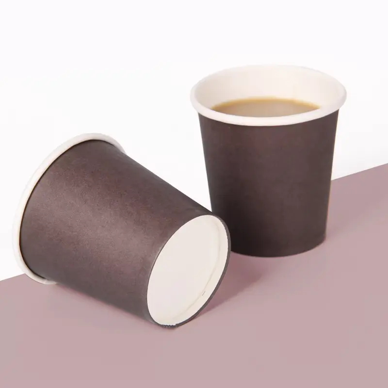 Custom Single Wall Paper Cups photographed to show finish and proportion