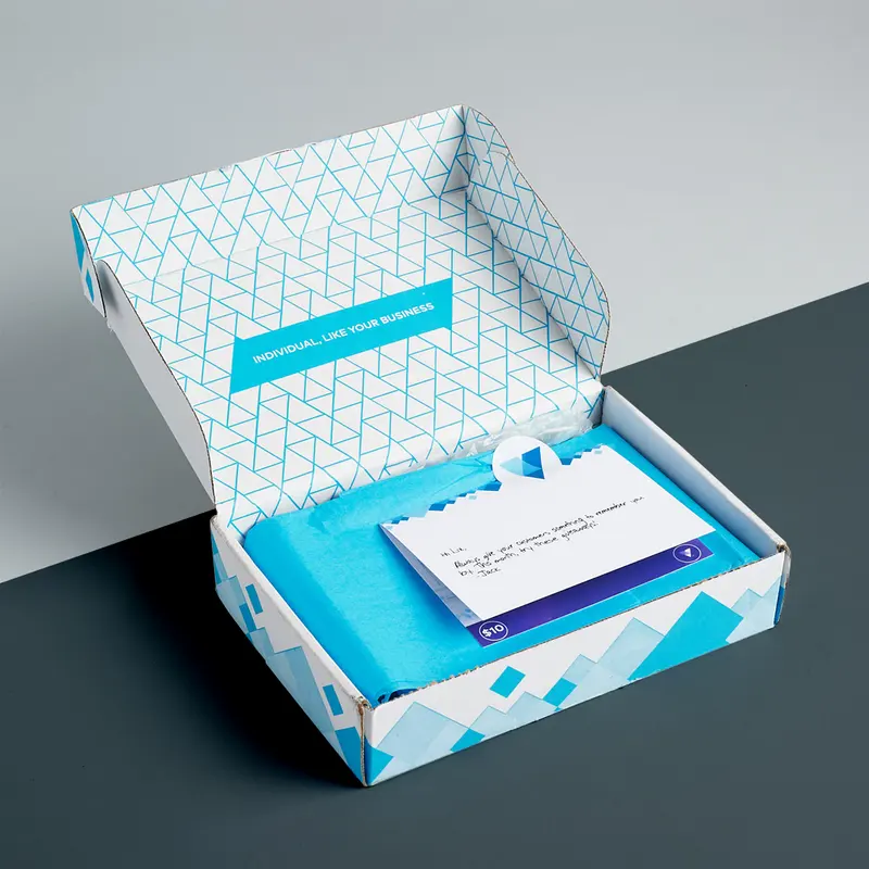 Display Mailer Boxes photographed to show finish and proportion