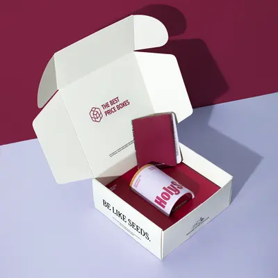 Display Mailer Boxes presented alongside its printed surface detail