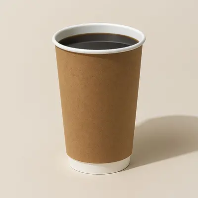 Double Wall Coffee Cups shown at an angle that reveals the depth of the pack