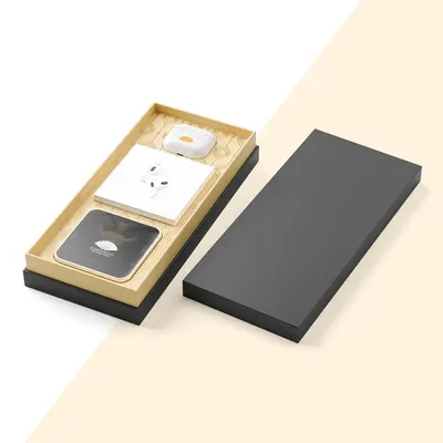 Earbud Boxes displayed with the closure detail visible