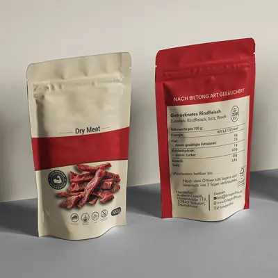 Edible Mylar Bags photographed to show the finish across the panel