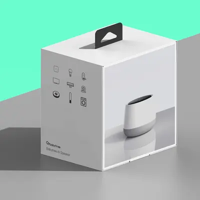 Electronics Boxes shown at an angle that reveals the depth of the pack