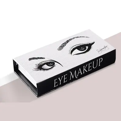 Eyeshadow Boxes shown at an angle that reveals the depth of the pack