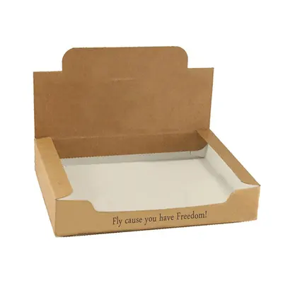 Flat Display Boxes shown as a finished custom-printed pack
