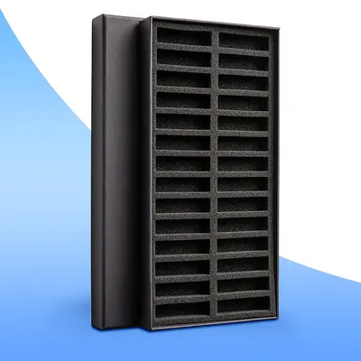 Foam Inserts for Pastel Boxes shown as a finished custom-printed pack
