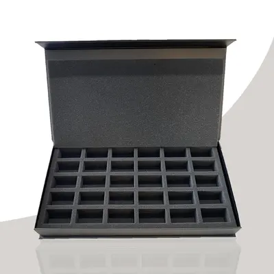 Foam Inserts for Pastel Boxes shown at an angle that reveals the depth of the pack