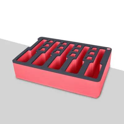 Foam Inserts for Tool Boxes displayed with the closure detail visible