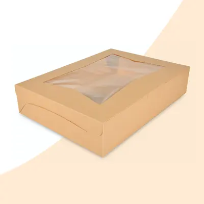 Food Display Boxes shown at an angle that reveals the depth of the pack
