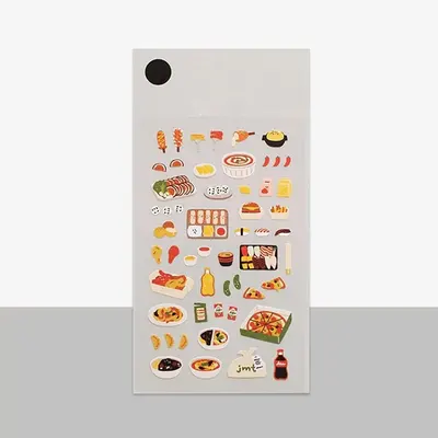 Food Stickers displayed with the closure detail visible