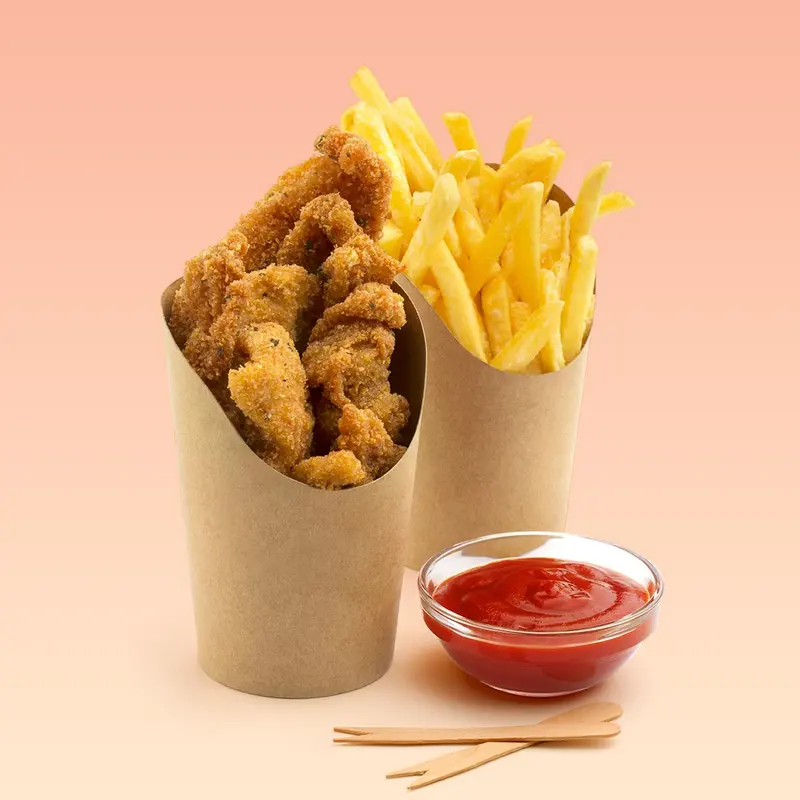 French Fry Cups from the custom printed cups range