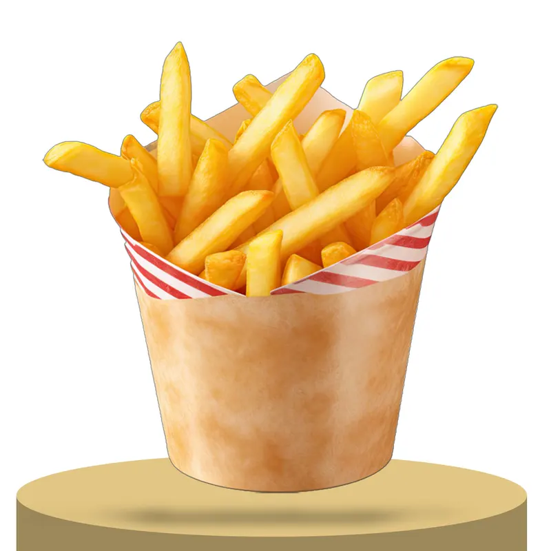 French Fry Cups produced as custom printed cups
