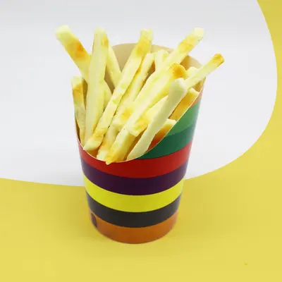 French Fry Cups displayed with the interior structure visible