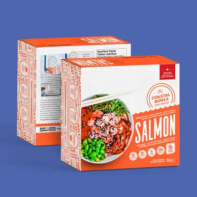 Frozen Food Boxes shown as a finished custom-printed pack