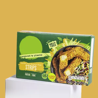Frozen Food Boxes shown at an angle that reveals the depth of the pack