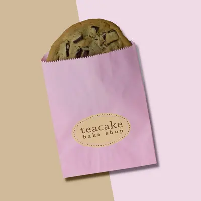 Glassine Food Sleeves displayed with the closure detail visible