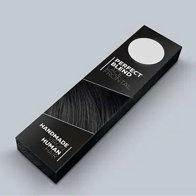 Hair Extension Boxes shown as a finished custom-printed pack
