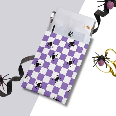 Halloween Mailers displayed with the closure detail visible