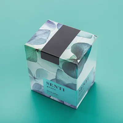 Home Fragrance Boxes presented alongside its printed surface detail