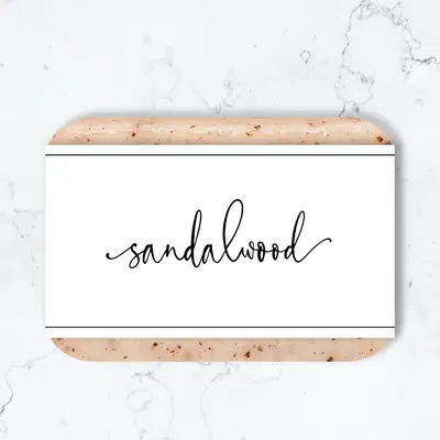 Homemade Soap Labels displayed with the closure detail visible