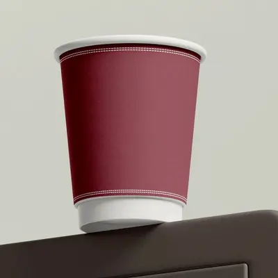 Hot Coffee Paper Cups shown as a finished custom-printed pack