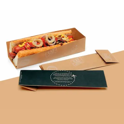 Hot Dog Trays photographed from a second angle showing the side panel